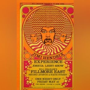 FACSIMILE poster Jimi Hendrix